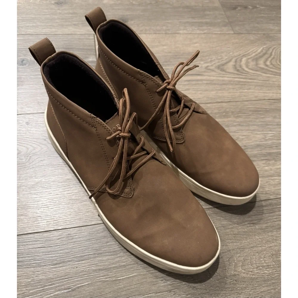 Izod Palmer Chukka Boots Men's Brown Lace-Up Round Toe Casual Shoes - 11 M